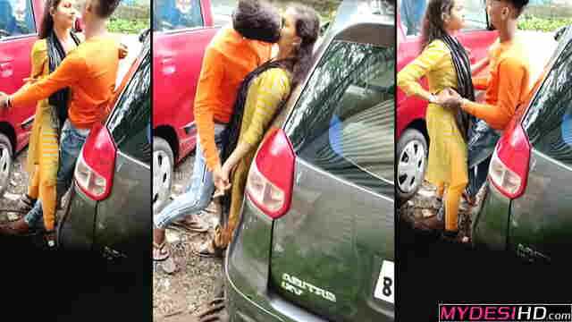 Young Couple’s Secret Public Session Caught on Hidden Camera by the Car